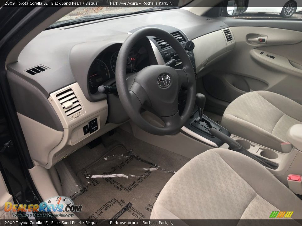 2009 Toyota Corolla LE Black Sand Pearl / Bisque Photo #17
