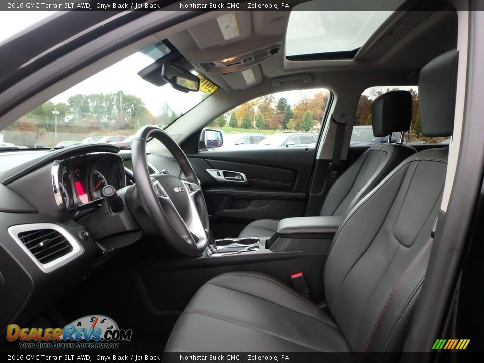 2016 GMC Terrain SLT AWD Onyx Black / Jet Black Photo #14