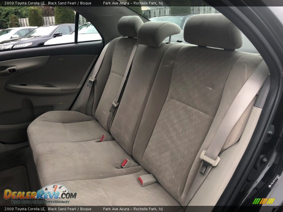 2009 Toyota Corolla LE Black Sand Pearl / Bisque Photo #20