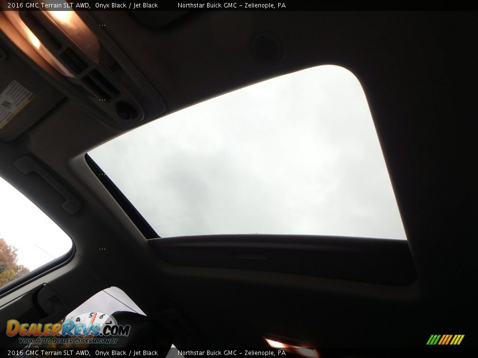 2016 GMC Terrain SLT AWD Onyx Black / Jet Black Photo #19