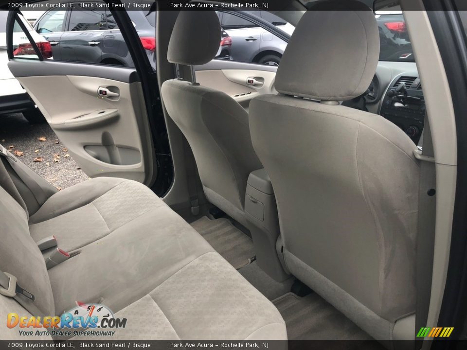 2009 Toyota Corolla LE Black Sand Pearl / Bisque Photo #23