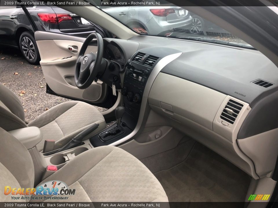 2009 Toyota Corolla LE Black Sand Pearl / Bisque Photo #25