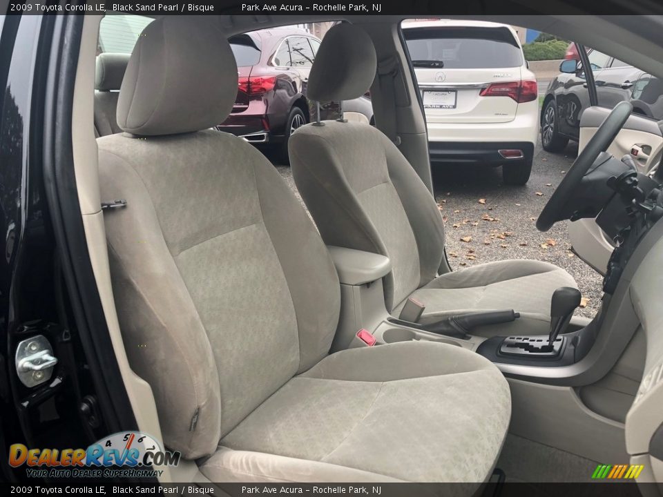 2009 Toyota Corolla LE Black Sand Pearl / Bisque Photo #26