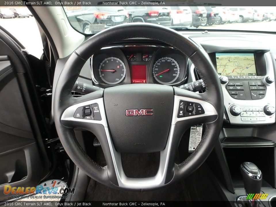 2016 GMC Terrain SLT AWD Onyx Black / Jet Black Photo #23