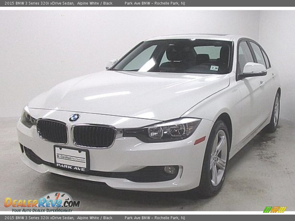 2015 BMW 3 Series 320i xDrive Sedan Alpine White / Black Photo #1