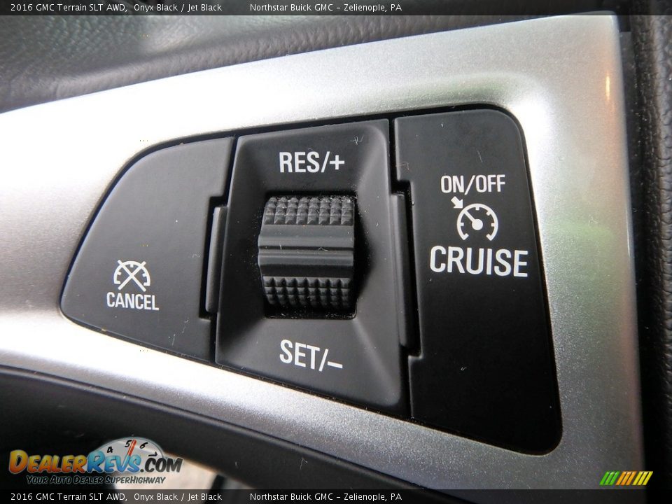 2016 GMC Terrain SLT AWD Onyx Black / Jet Black Photo #25