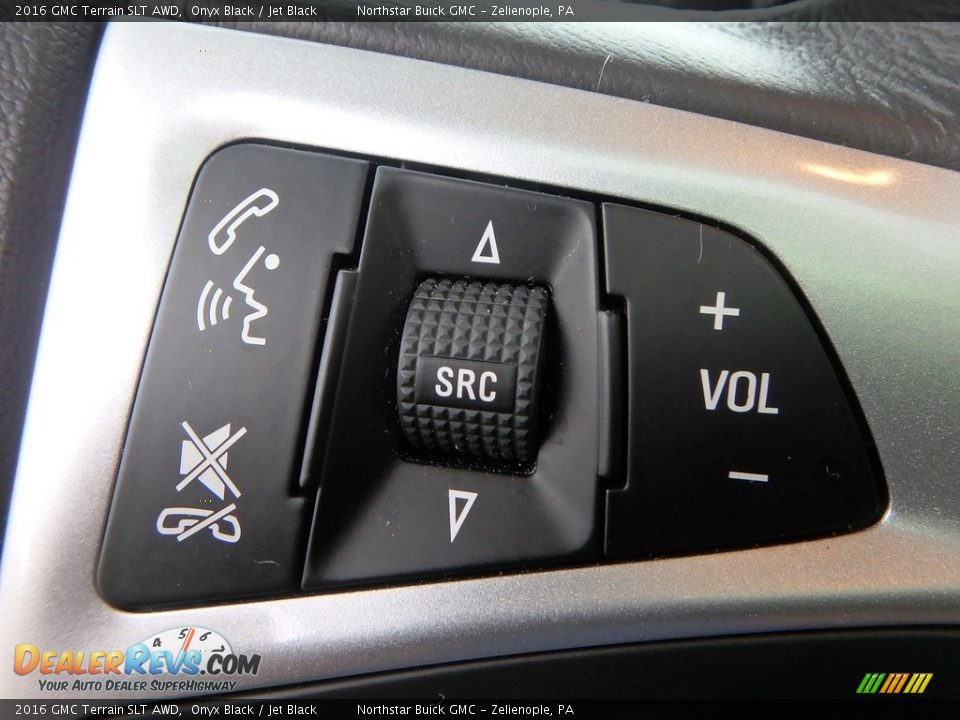 2016 GMC Terrain SLT AWD Onyx Black / Jet Black Photo #26