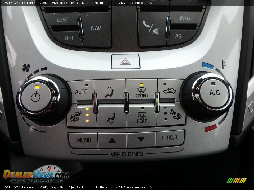 2016 GMC Terrain SLT AWD Onyx Black / Jet Black Photo #28