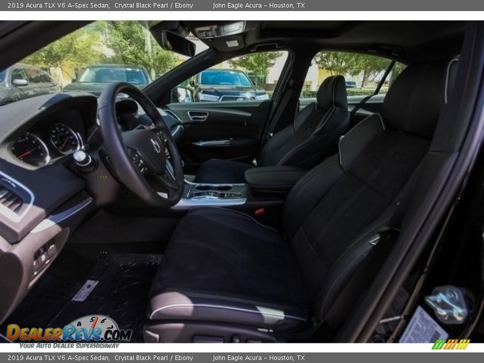 2019 Acura TLX V6 A-Spec Sedan Crystal Black Pearl / Ebony Photo #16