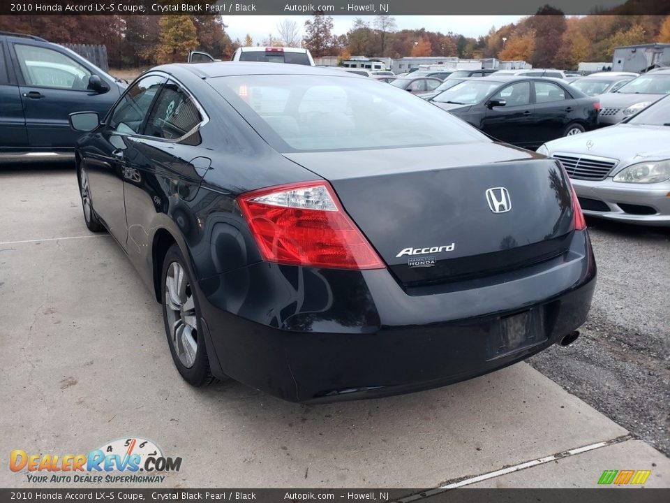 2010 Honda Accord LX-S Coupe Crystal Black Pearl / Black Photo #2
