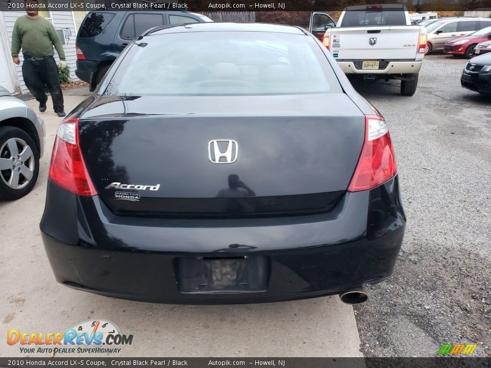 2010 Honda Accord LX-S Coupe Crystal Black Pearl / Black Photo #3