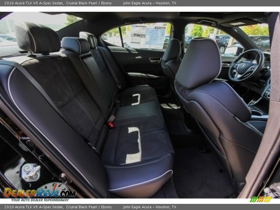 2019 Acura TLX V6 A-Spec Sedan Crystal Black Pearl / Ebony Photo #22