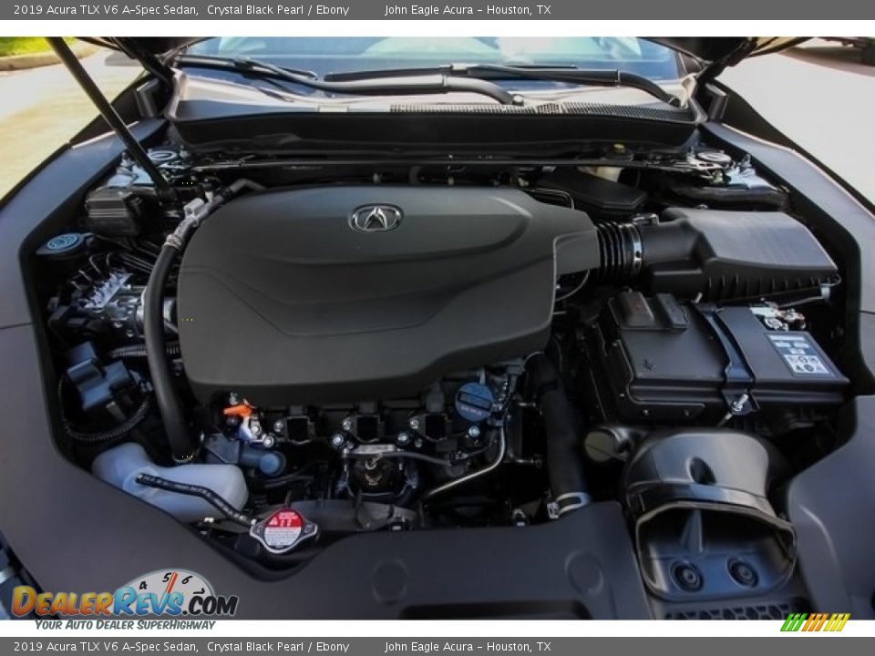 2019 Acura TLX V6 A-Spec Sedan Crystal Black Pearl / Ebony Photo #25