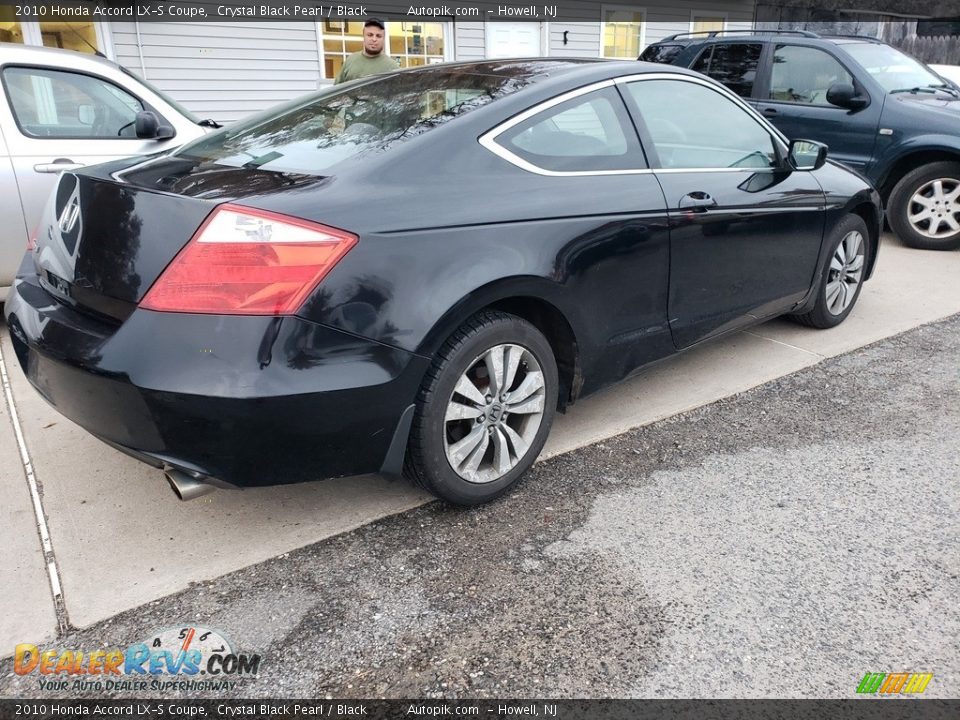 2010 Honda Accord LX-S Coupe Crystal Black Pearl / Black Photo #8