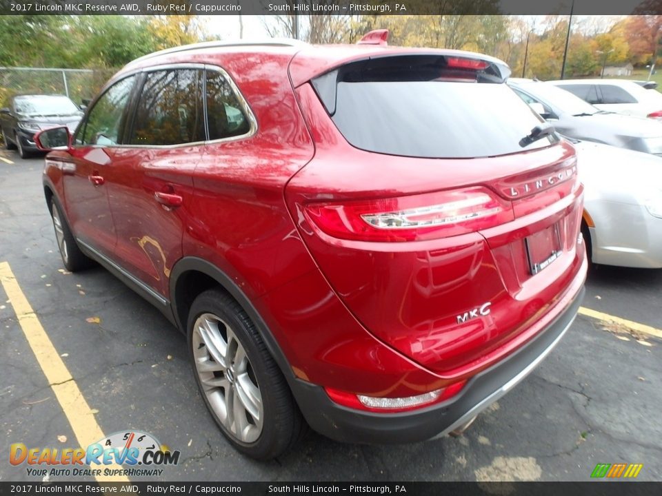 2017 Lincoln MKC Reserve AWD Ruby Red / Cappuccino Photo #2