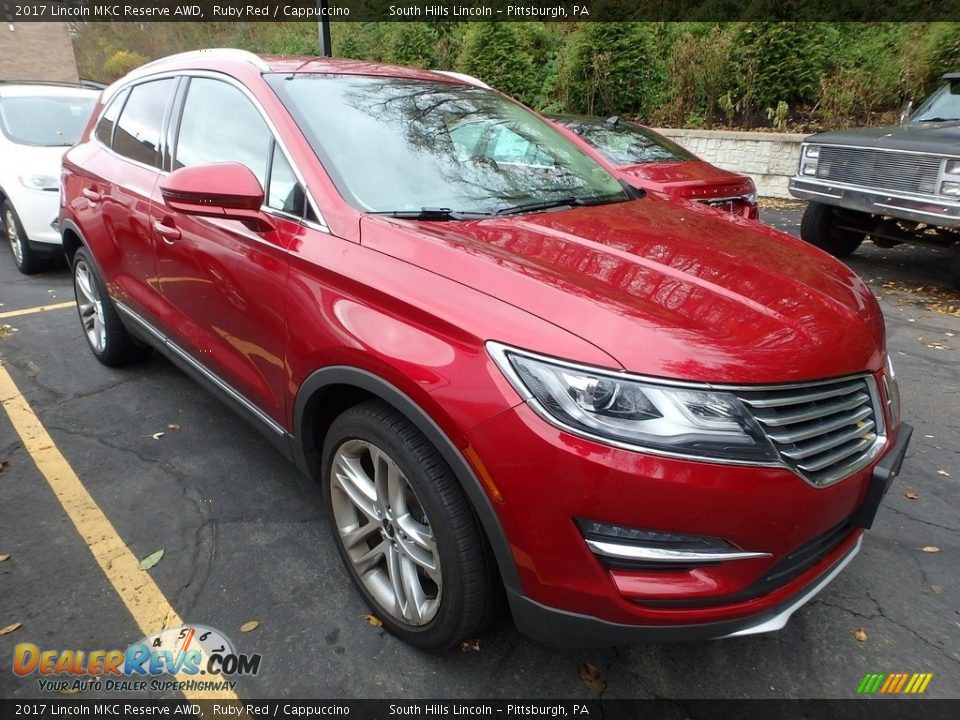 2017 Lincoln MKC Reserve AWD Ruby Red / Cappuccino Photo #5