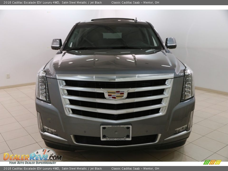 2018 Cadillac Escalade ESV Luxury 4WD Satin Steel Metallic / Jet Black Photo #2
