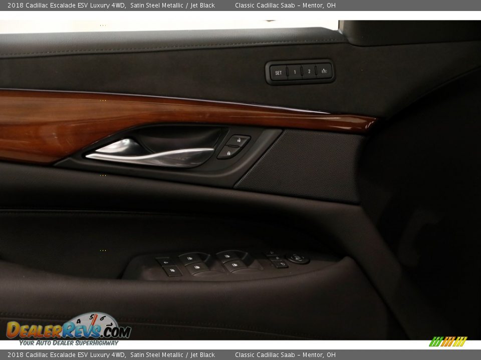 2018 Cadillac Escalade ESV Luxury 4WD Satin Steel Metallic / Jet Black Photo #5