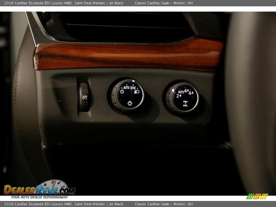2018 Cadillac Escalade ESV Luxury 4WD Satin Steel Metallic / Jet Black Photo #6
