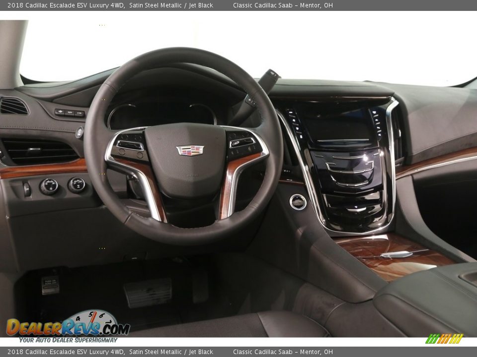 2018 Cadillac Escalade ESV Luxury 4WD Satin Steel Metallic / Jet Black Photo #8