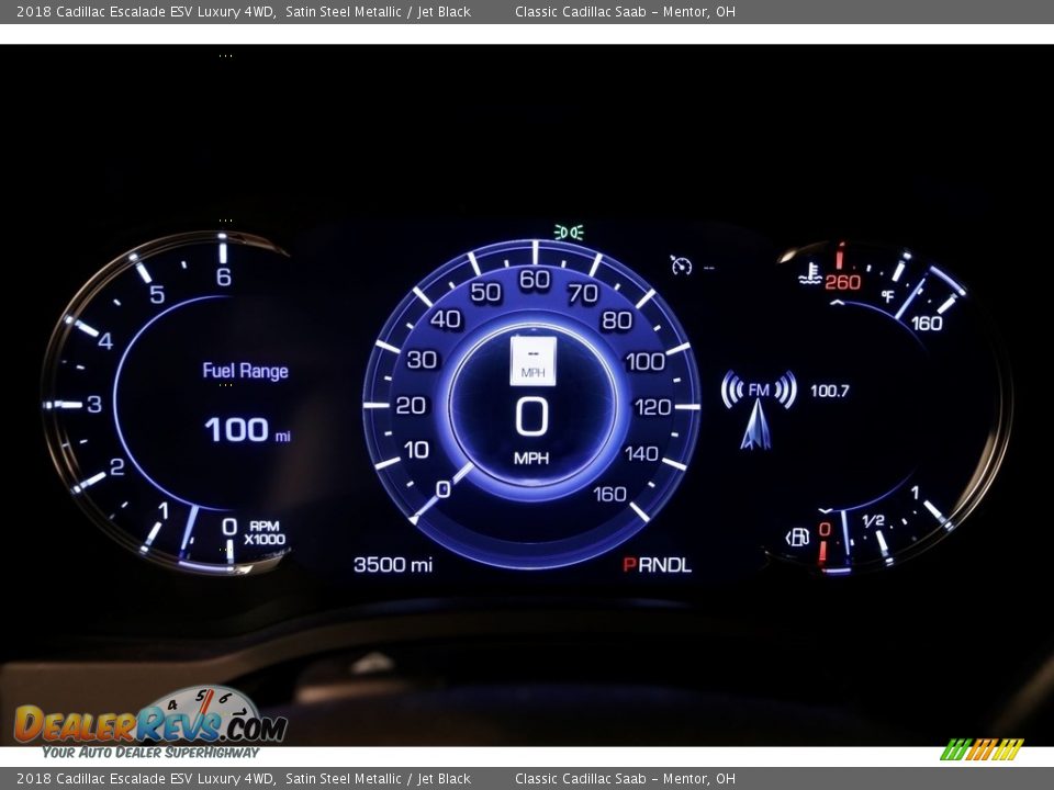 2018 Cadillac Escalade ESV Luxury 4WD Satin Steel Metallic / Jet Black Photo #10