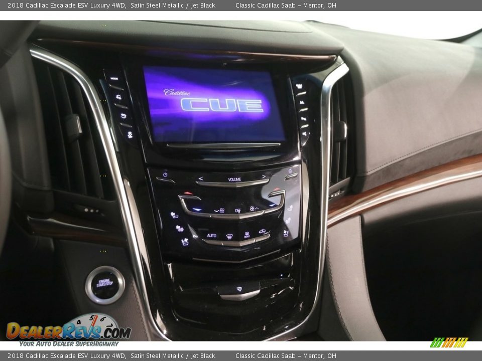 2018 Cadillac Escalade ESV Luxury 4WD Satin Steel Metallic / Jet Black Photo #11