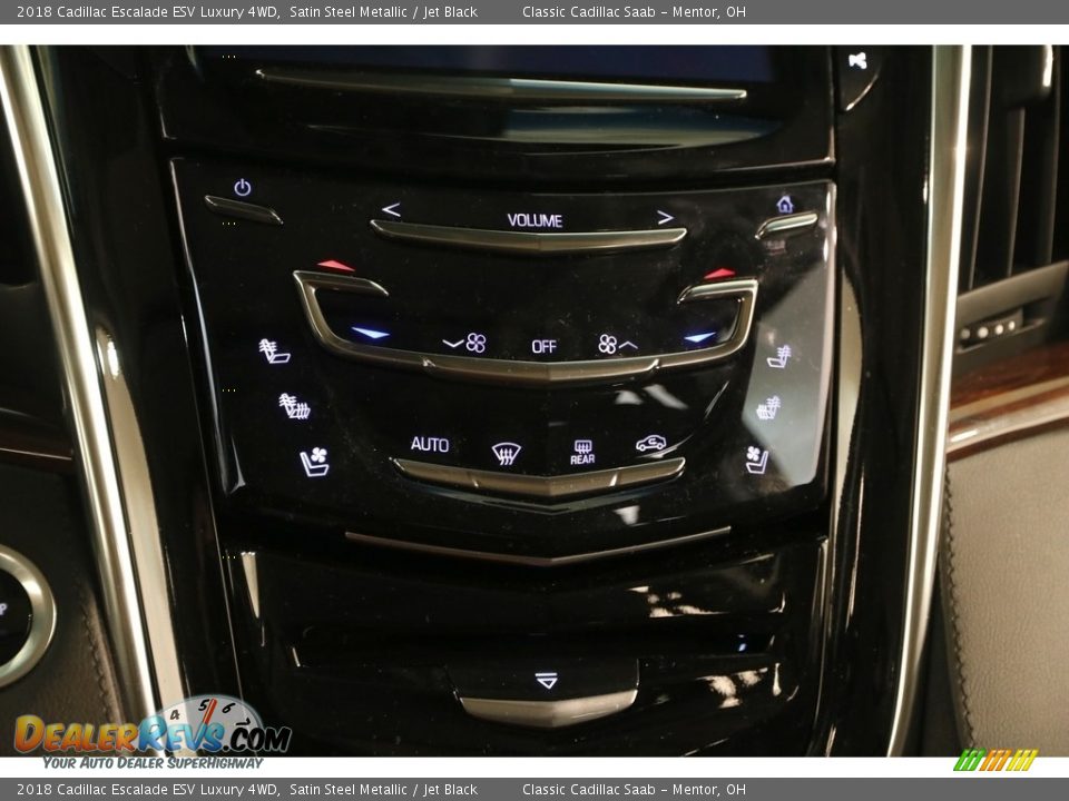 2018 Cadillac Escalade ESV Luxury 4WD Satin Steel Metallic / Jet Black Photo #12
