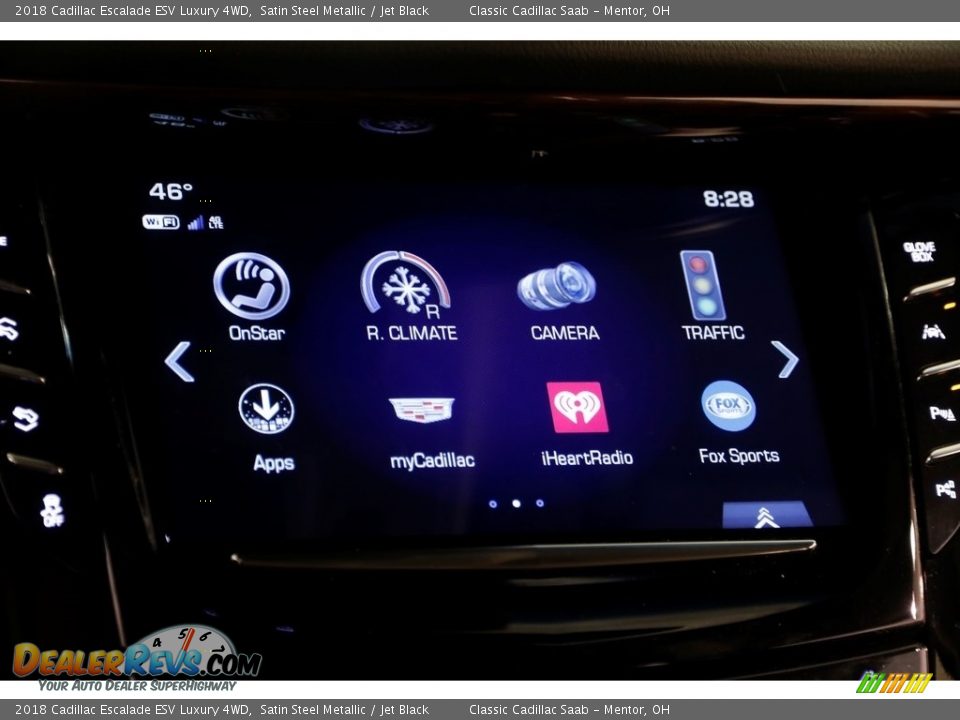 2018 Cadillac Escalade ESV Luxury 4WD Satin Steel Metallic / Jet Black Photo #14