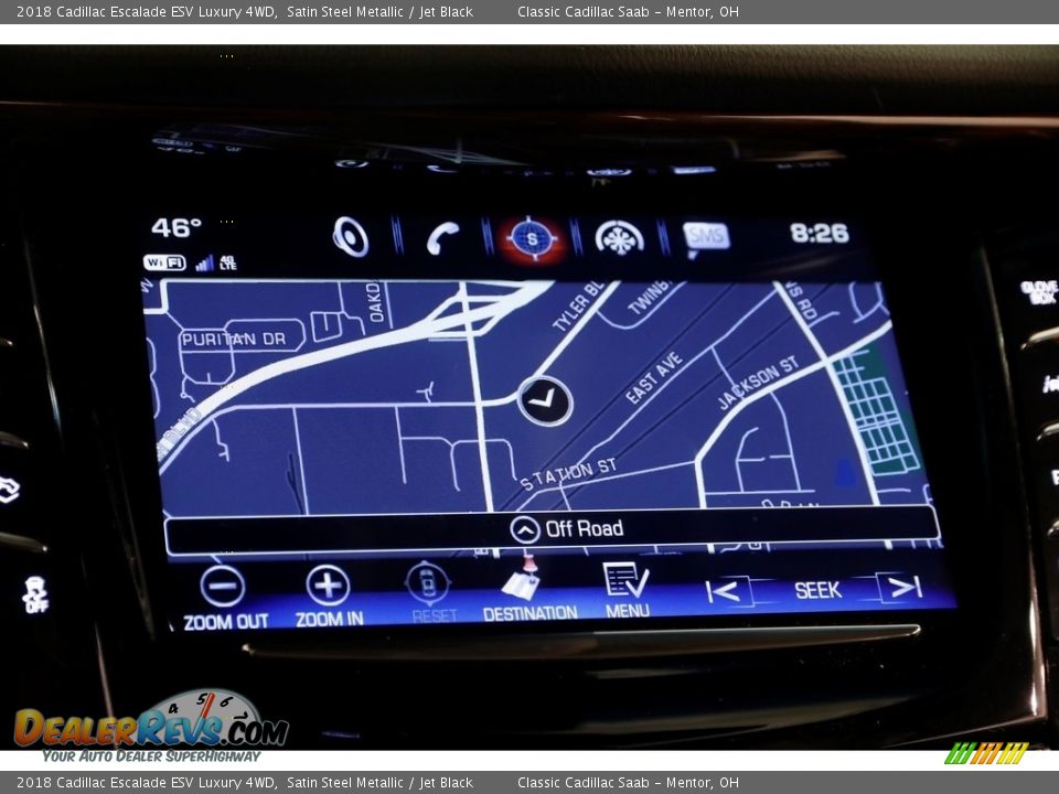 2018 Cadillac Escalade ESV Luxury 4WD Satin Steel Metallic / Jet Black Photo #16