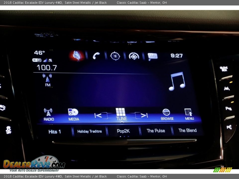 2018 Cadillac Escalade ESV Luxury 4WD Satin Steel Metallic / Jet Black Photo #18