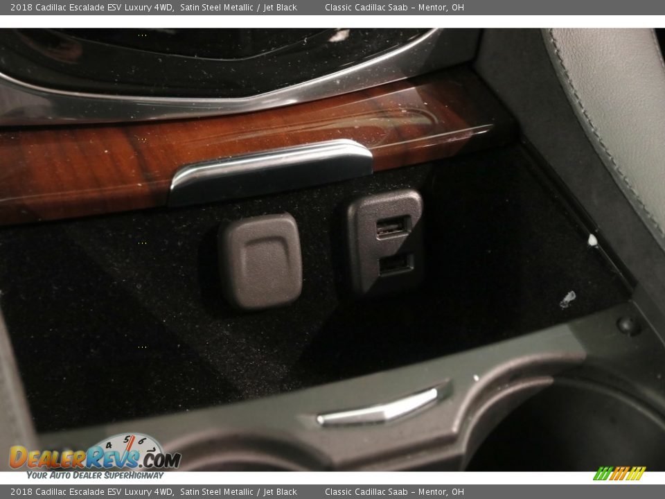 2018 Cadillac Escalade ESV Luxury 4WD Satin Steel Metallic / Jet Black Photo #21