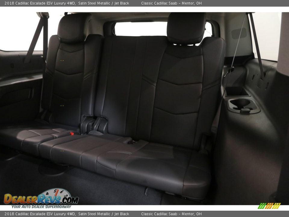 2018 Cadillac Escalade ESV Luxury 4WD Satin Steel Metallic / Jet Black Photo #25