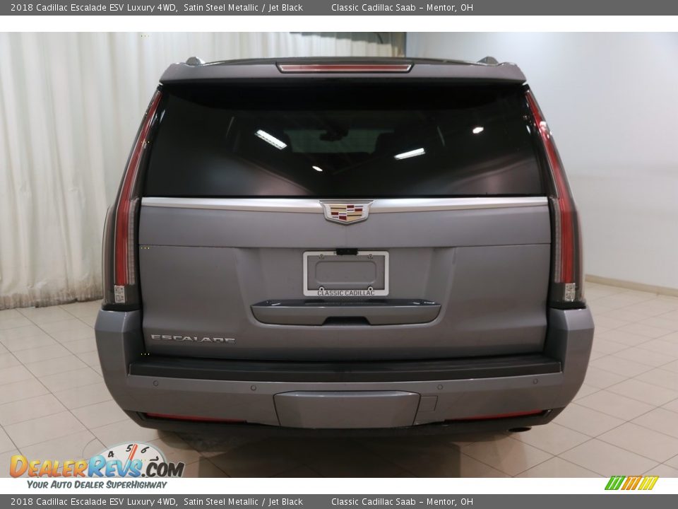 2018 Cadillac Escalade ESV Luxury 4WD Satin Steel Metallic / Jet Black Photo #26