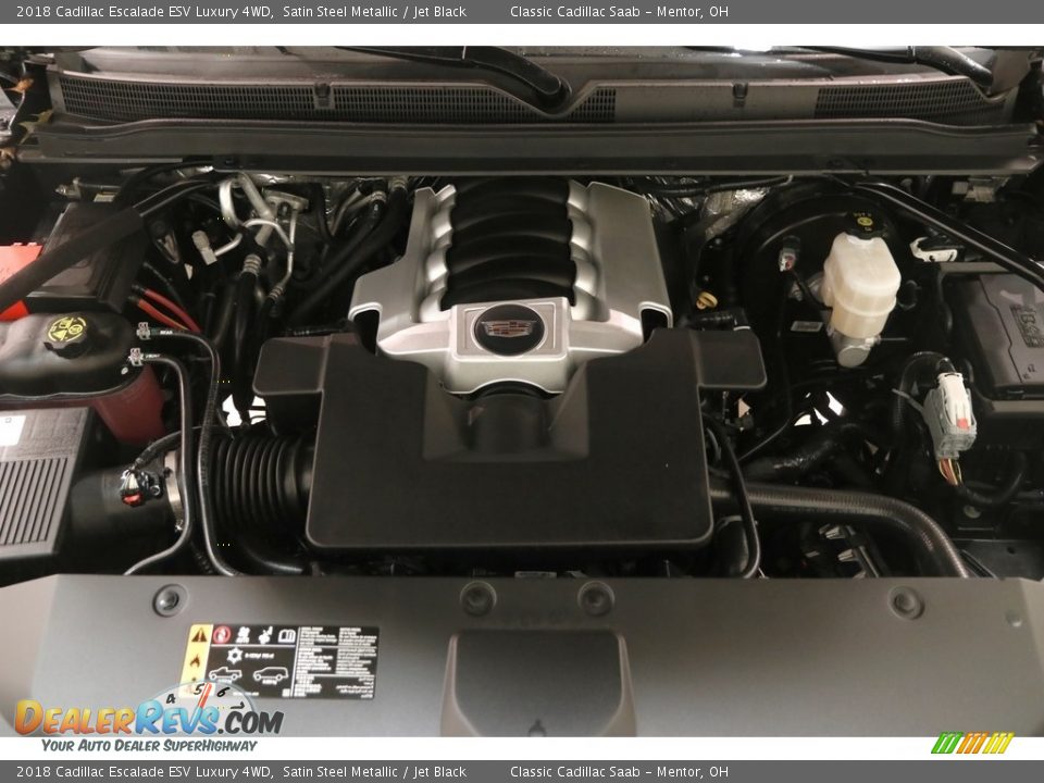 2018 Cadillac Escalade ESV Luxury 4WD Satin Steel Metallic / Jet Black Photo #27