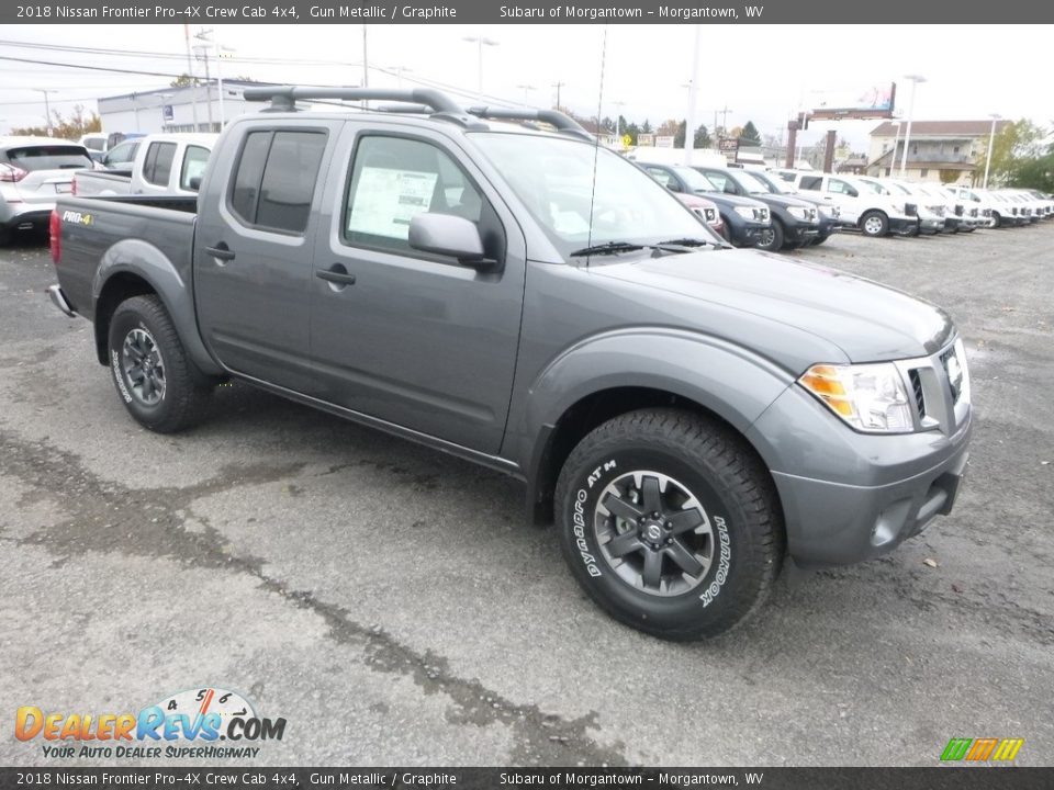 2018 Nissan Frontier Pro-4X Crew Cab 4x4 Gun Metallic / Graphite Photo #1