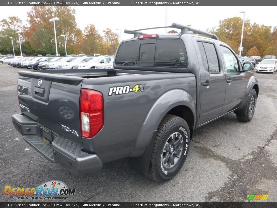 2018 Nissan Frontier Pro-4X Crew Cab 4x4 Gun Metallic / Graphite Photo #4