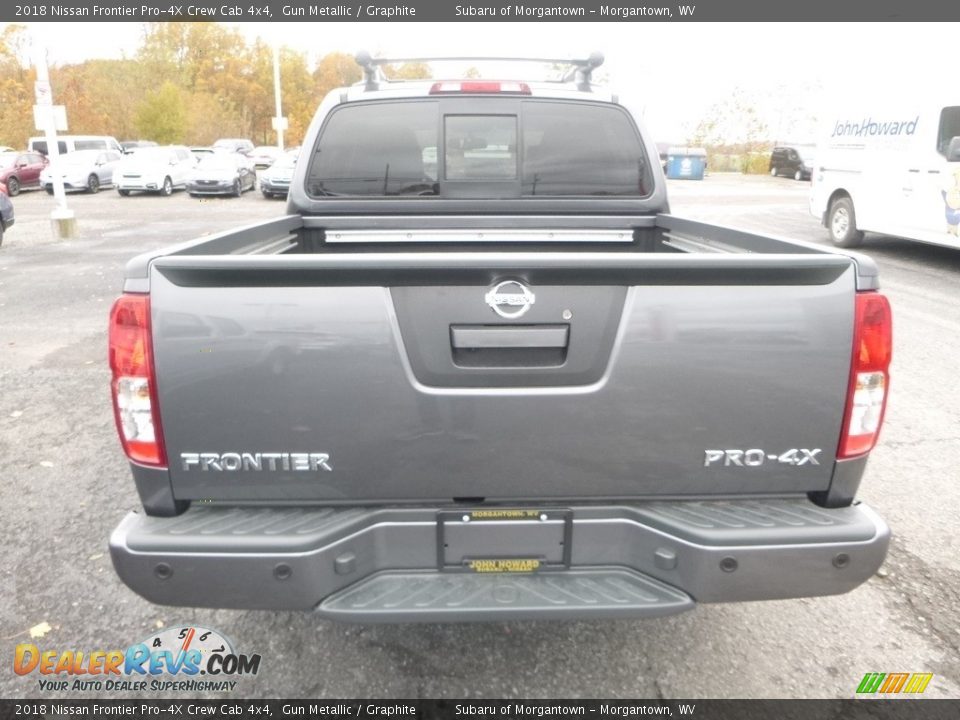 2018 Nissan Frontier Pro-4X Crew Cab 4x4 Gun Metallic / Graphite Photo #5