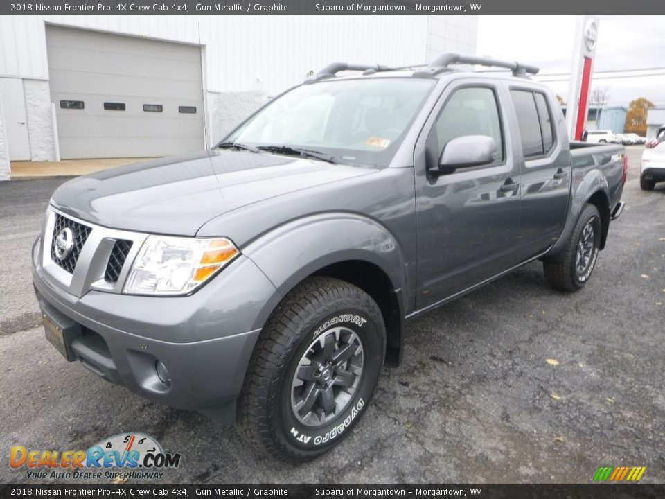 2018 Nissan Frontier Pro-4X Crew Cab 4x4 Gun Metallic / Graphite Photo #8