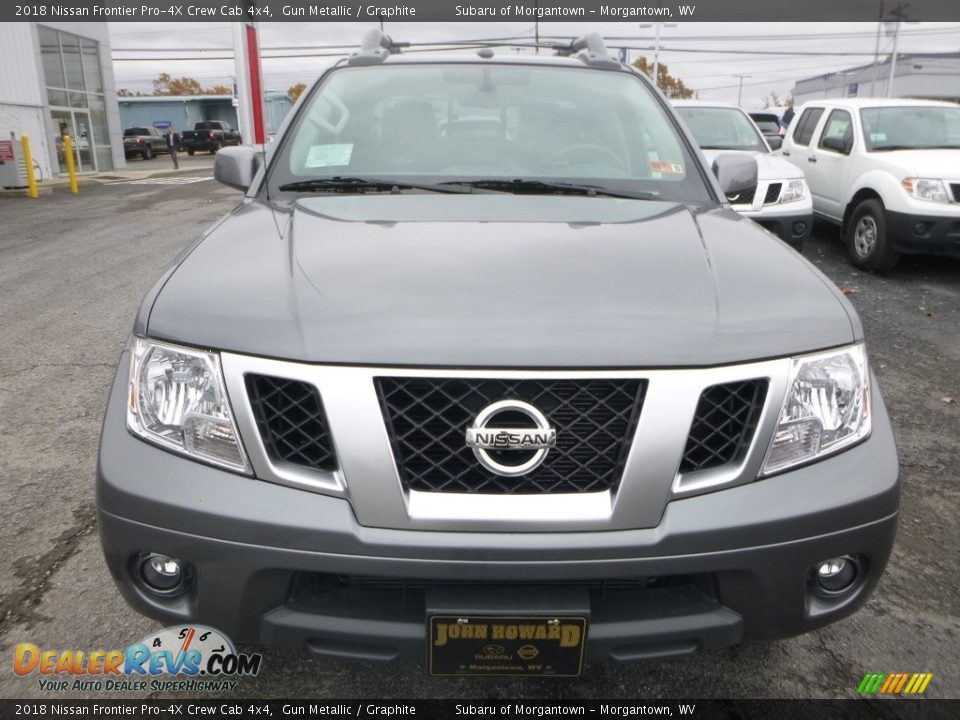 2018 Nissan Frontier Pro-4X Crew Cab 4x4 Gun Metallic / Graphite Photo #9