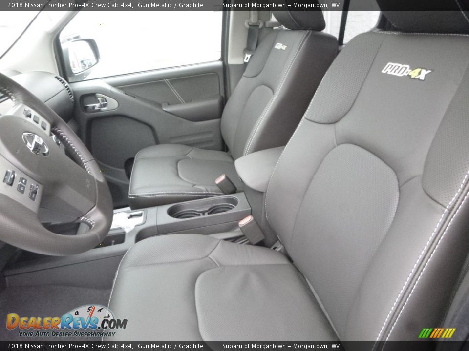 2018 Nissan Frontier Pro-4X Crew Cab 4x4 Gun Metallic / Graphite Photo #15