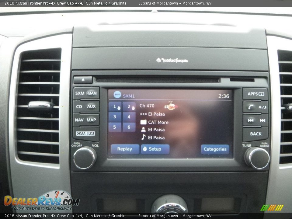 2018 Nissan Frontier Pro-4X Crew Cab 4x4 Gun Metallic / Graphite Photo #18