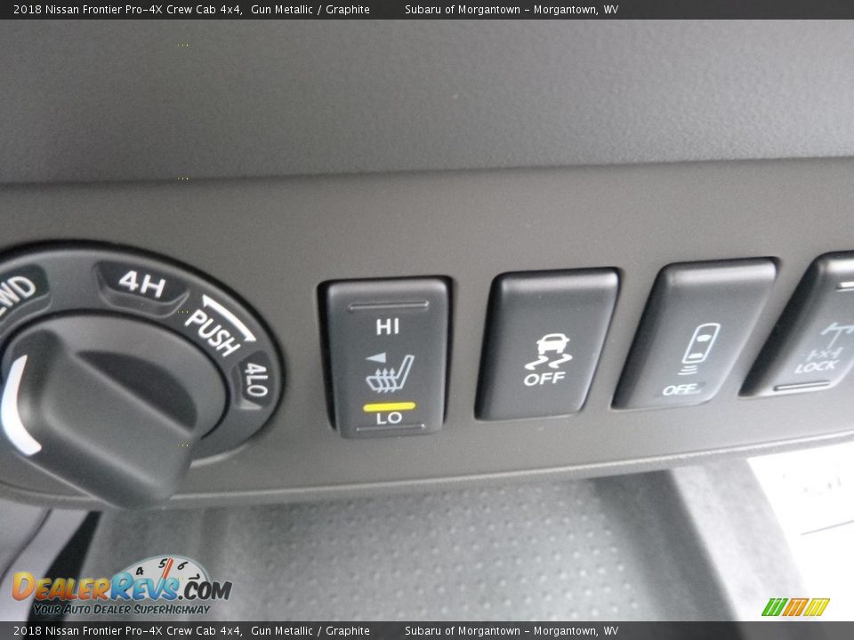 2018 Nissan Frontier Pro-4X Crew Cab 4x4 Gun Metallic / Graphite Photo #20