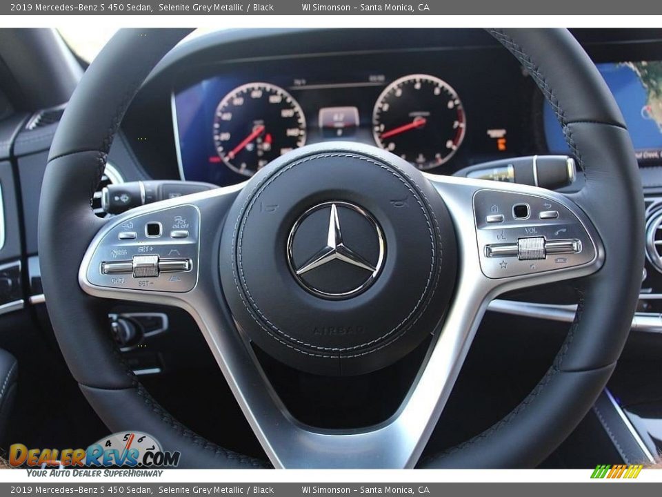 2019 Mercedes-Benz S 450 Sedan Steering Wheel Photo #16