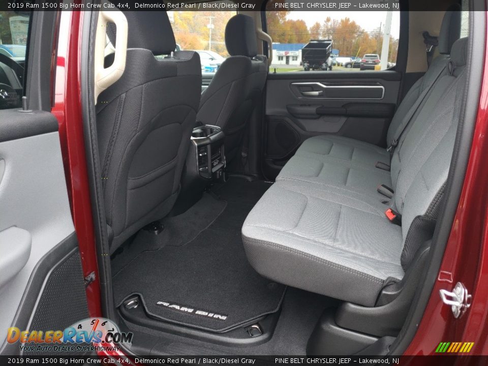 2019 Ram 1500 Big Horn Crew Cab 4x4 Delmonico Red Pearl / Black/Diesel Gray Photo #8