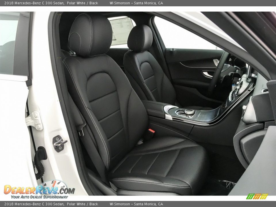 2018 Mercedes-Benz C 300 Sedan Polar White / Black Photo #5