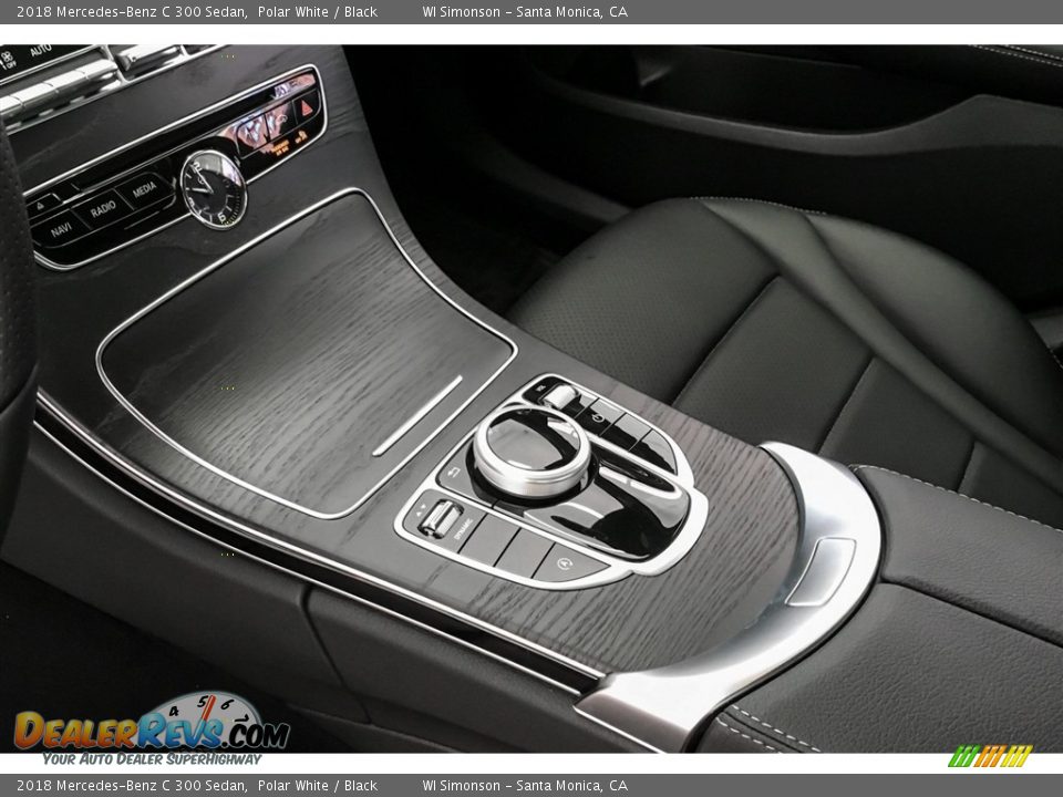 2018 Mercedes-Benz C 300 Sedan Polar White / Black Photo #7
