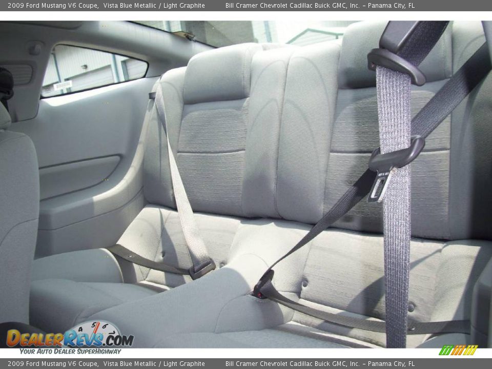 2009 Ford Mustang V6 Coupe Vista Blue Metallic / Light Graphite Photo #4