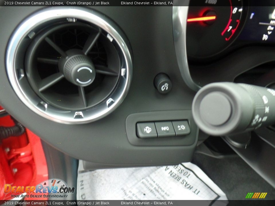 Controls of 2019 Chevrolet Camaro ZL1 Coupe Photo #23