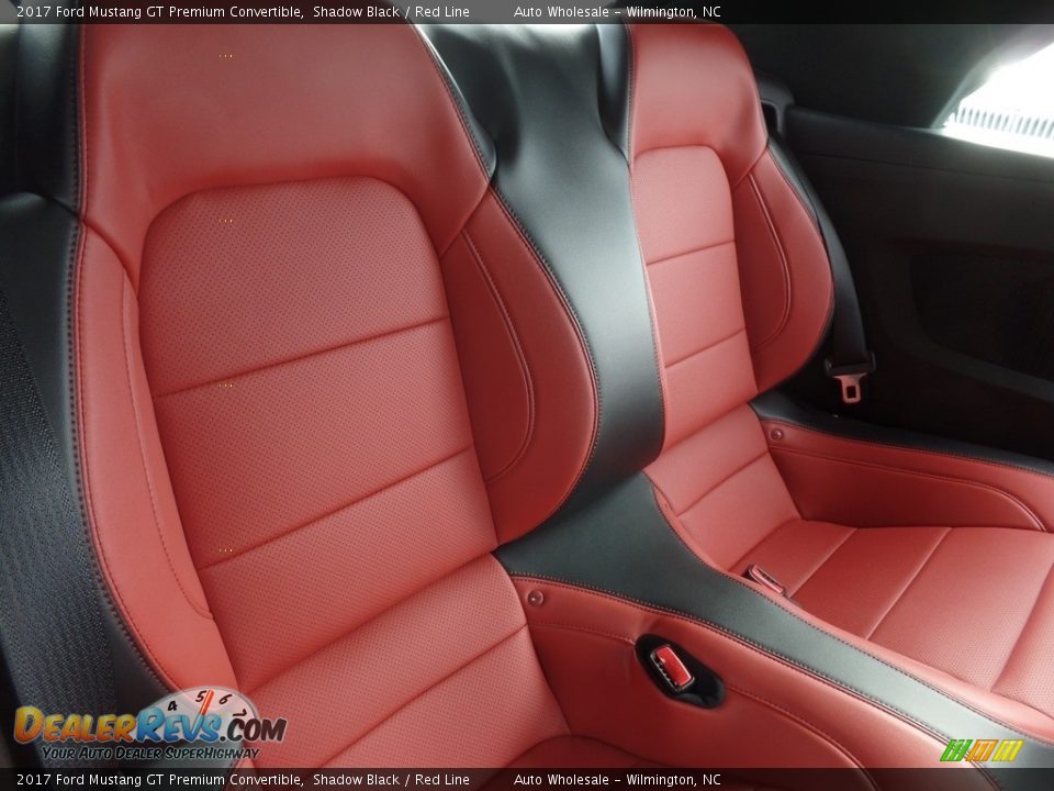 Rear Seat of 2017 Ford Mustang GT Premium Convertible Photo #14