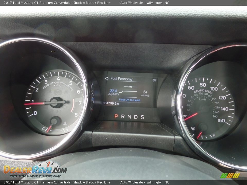 2017 Ford Mustang GT Premium Convertible Gauges Photo #16